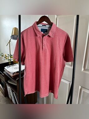 Fairlane Men's Washed Rose Polo Shirt 🦋